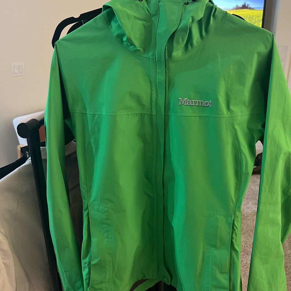 Marmot Green Hooded Jacket